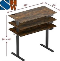 SHW Memory Preset Electric Height Adjustable Stand