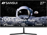 SANSUI Monitor 27 inch 100Hz IPS 1080P Computer Mo