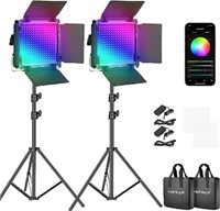 Neewer, 2 Packs, 660 PRO RGB LED Video Light with