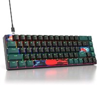 Taeeiancd 65% Gaming Keyboard, Mechanical with Lin