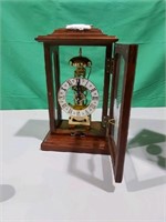 MapleLeaf small timeless clock, brown 34x22cm ML80
