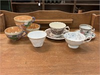 Booths, Vernons, Coalport & other cups & saucers