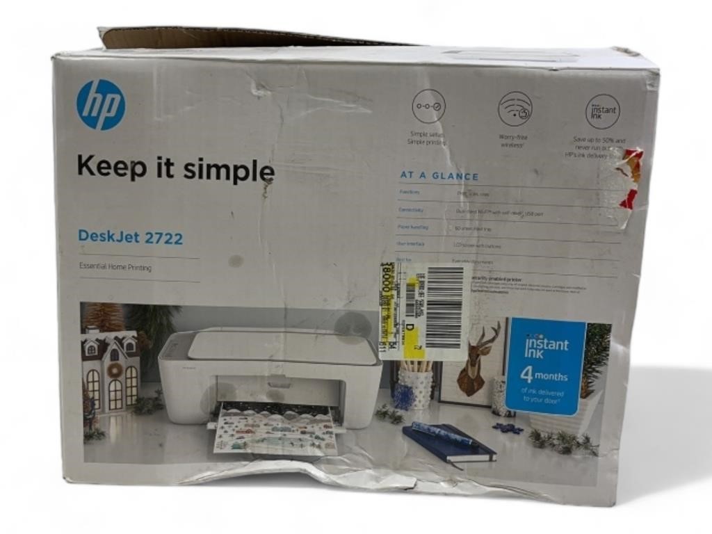 HP Desk Jet 2722 Printer