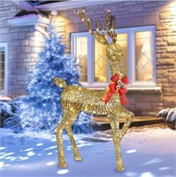 HOYECHI, Lighted Christmas Decoration Reindeer wit