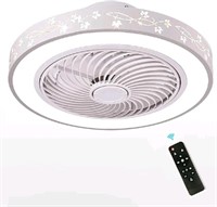 Ceiling Fan with Light Remote Control, Enclosed Ce