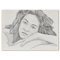 Charles Lynn Bragg, "Leigh" Original Pencil Drawin