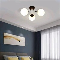 Modern Sputnik Ceiling Light Semi Flush Mount 3-He