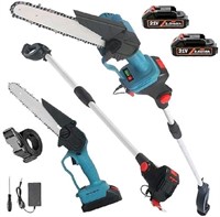 Xbzzgmg 8 Inches Cordless Electric Chainsaw,Portab