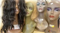 Vintage Motown Tress Wig Mannequin Head Female