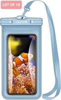 PACK OF 10:CAOYUM IPX8 Waterproof Phone Pouch, Tra