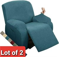 Lot of 2, MAXIJIN, Newest Recliner Slipcovers, 4 P