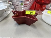 LONGABERGER STAR POTTERY BOWL