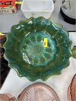 LARGE TURKISH STYLE GLASS BOWL NICE