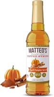 LOT OF 2 - Matteo's Sugar Free Coffee Syrup, 750ml