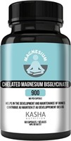 KASHA Nutrition Chelated Magnesium Glycinate 60CT