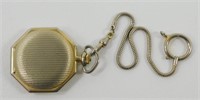 Pencron Pocket Watch with FOB - Needs Battery