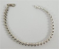 Sterling Silver Bracelet - 8”