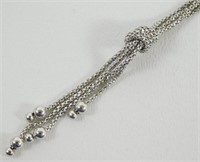 Sterling Silver Silpada Forget Me Knot Lariat