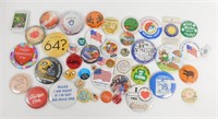 Large Assortment of Vintage to Now Pin Buttons