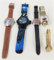 5 Wristwatches - All Work