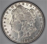 1880 s AU Plus Prooflike Fields Morgan Dollar