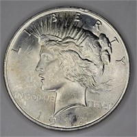 1922 BU Plus Peace Silver Dollar