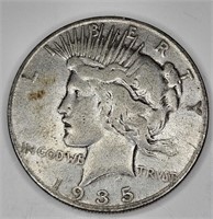 1935 s Better Date Peace Silver Dollar