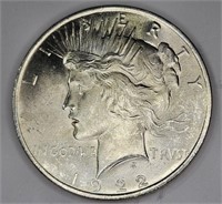 1922 BU Plus Peace Silver Dollar