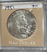 1951 BU Grade Franklin Half Dollar