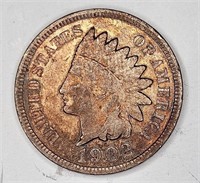 1902 AU BU Indian Head Cent