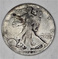 1927 s Better Date Walking Liberty Half Dollar