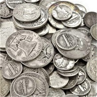 $10 face Value Mixed -90% Silver Coins