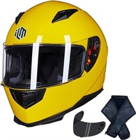 ILM Full Face Motorcycle Street Bike Helmet- S