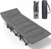 ATORPOK Camping Cot with Cushion and Pillow