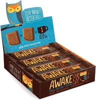 12-PACK AWAKE CAFFEINATED CHOCOLATE BARS