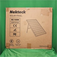 Nekteck 100W Solar Panel w/stand Retail $120