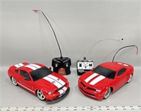 (2) remote control cars (Tested Fun) 2007 Shelby