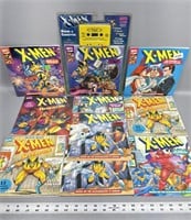 Vintage 1993 X-Men books and storybook