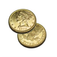 1895 P $5 Gold Liberty Half Eagle