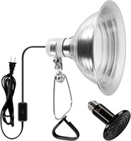 100W Reptile Heat Lamp Bulb & 150W Clamp Light