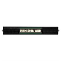 NHL - Minnesota Wild Bar Mat - 3.25in. x 24in.
