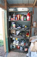 Metal Cabinet & Contents