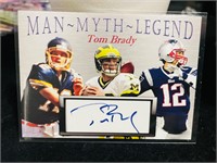 Tom Brady Man Myth Legend football card only 1000