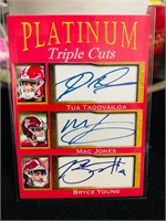 Tagovailoa/Jones/Young Platinum Cuts  facs autos