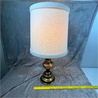 Vintage Brass Lamp with Shade works