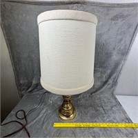 Brass Lamp with Shade works