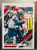 Authentic Signed DEANDRE HOPKINS 2019 Donruss #109