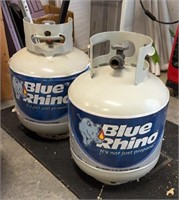 2 blue rhino propane tanks