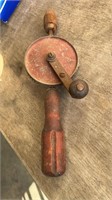 Antique hand drill