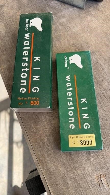 King 8000 grit waterstone, king 800 grit also